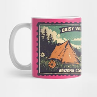 Daisy Village of Camping Day in Arizona Glamping Tent in Daisy Mountain Hiking Lovers Mug